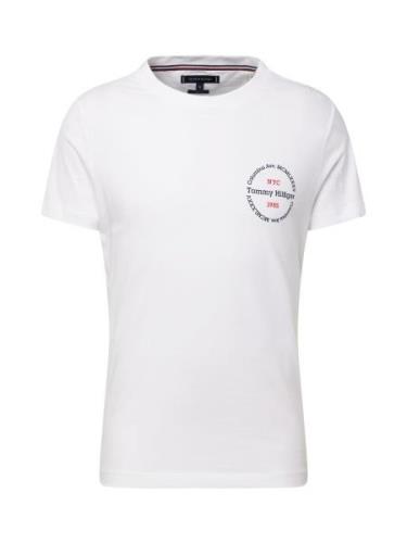 TOMMY HILFIGER Bluser & t-shirts  brandrød / sort / hvid