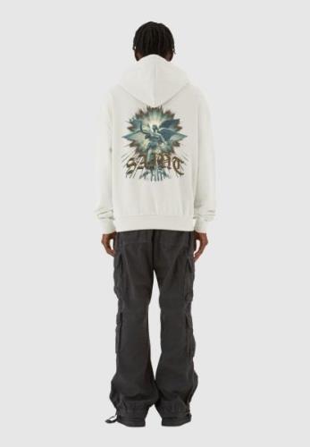 MJ Gonzales Sweatshirt 'Saint'  blå / brun / sort / hvid