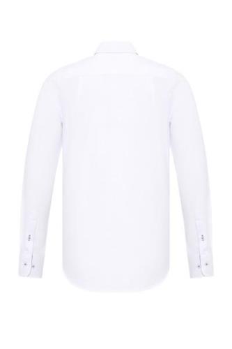 DENIM CULTURE Skjorte 'ERMIN'  navy / hvid