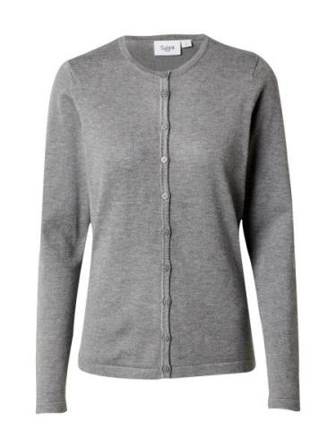 SAINT TROPEZ Cardigan 'Mila'  grå-meleret