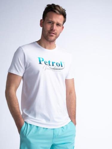 Petrol Industries Bluser & t-shirts ''Summerdrive'  beige / blå / aqua...
