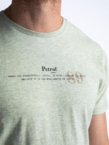 Petrol Industries Bluser & t-shirts 'Zen'  mørkebeige / grøn-meleret /...
