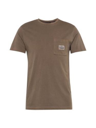Petrol Industries Bluser & t-shirts  beige / brun / sort