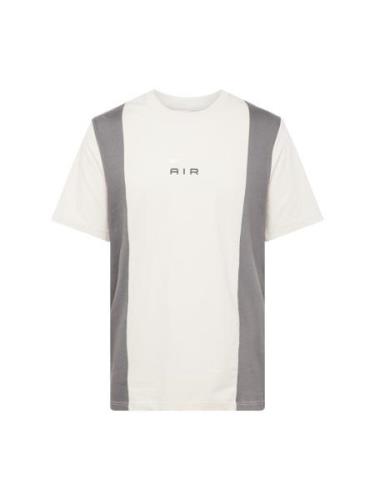 Nike Sportswear Bluser & t-shirts 'AIR'  mørkegrå / naturhvid