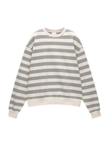 Pull&Bear Sweatshirt  lysebeige / grå