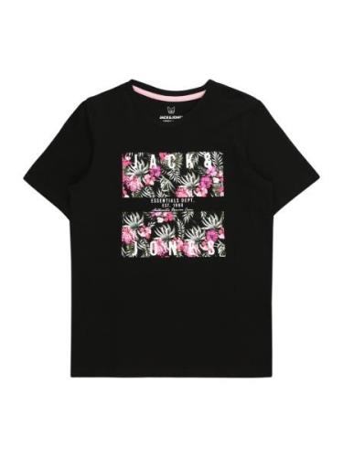 Jack & Jones Junior Shirts 'CHILL'  mørkegrøn / lys pink / sort / hvid