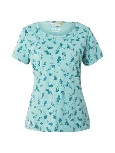 Ragwear Shirts 'MINTT FLOWER'  aqua / cyanblå