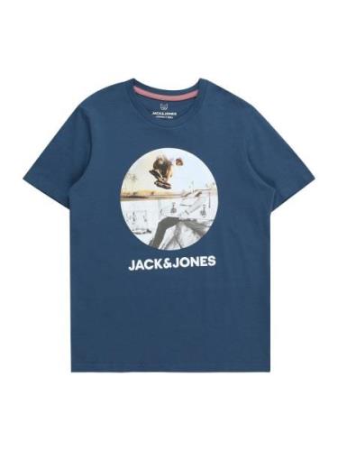 Jack & Jones Junior Shirts 'NAVIN'  marin / choko / mørkegrå / hvid