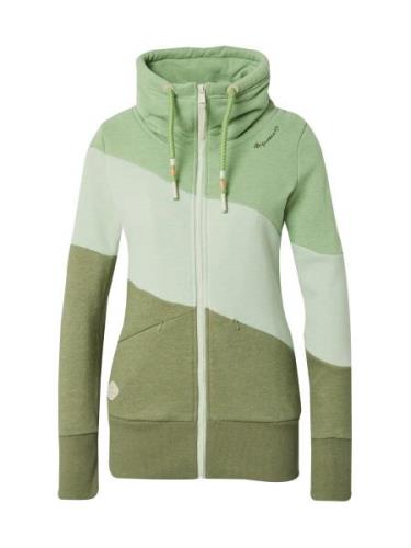 Ragwear Sweatjakke 'RUMIKA'  grøn / mint / lysegrøn