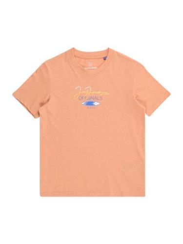 Jack & Jones Junior Shirts 'CASEY'  blå / gul / orange / hvid