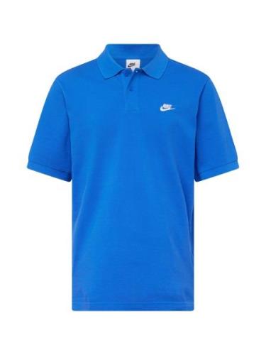 Nike Sportswear Bluser & t-shirts 'CLUB'  royalblå / hvid
