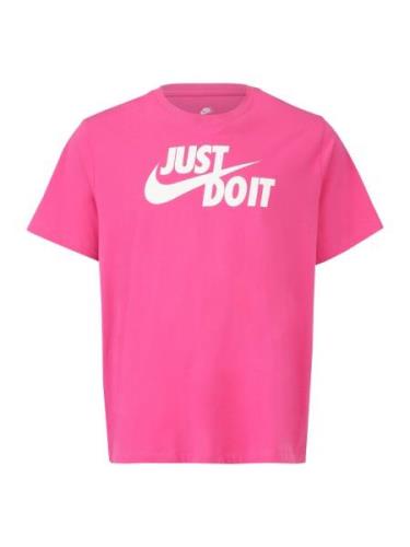 Nike Sportswear Bluser & t-shirts 'Swoosh'  lys pink / hvid