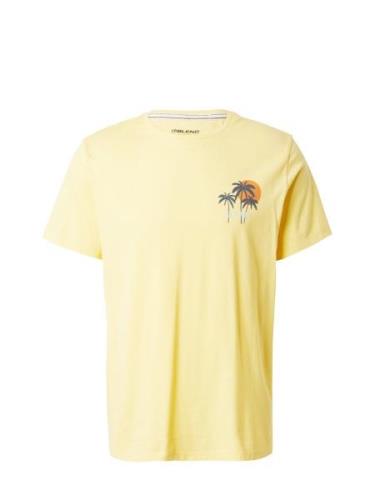 BLEND Bluser & t-shirts  himmelblå / lysegul / orange / sort