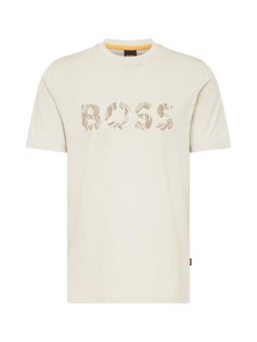 BOSS Bluser & t-shirts 'Ocean'  beige / mørkebeige / hvid