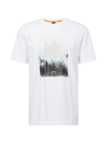 BOSS Bluser & t-shirts  beige / sort / hvid