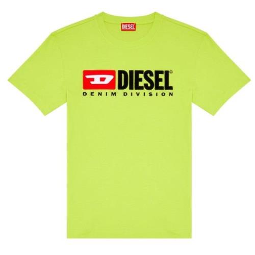 DIESEL Bluser & t-shirts 'T-DIEGOR-DIV'  neongrøn / blodrød / sort / h...