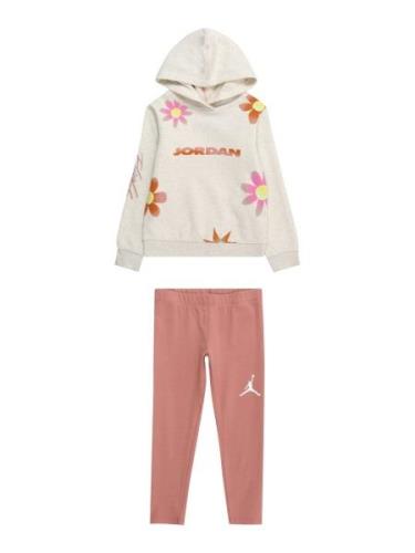 Jordan Joggingdragt 'DELORIS'  gul / grå-meleret / pink / pastelrød