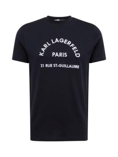 Karl Lagerfeld Bluser & t-shirts  mørkeblå / hvid