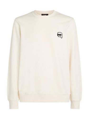 Karl Lagerfeld Sweatshirt 'Ikonik'  sort / hvid