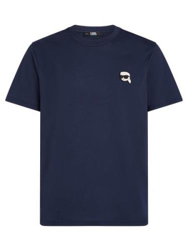 Karl Lagerfeld Bluser & t-shirts 'Ikonik'  marin / hvid