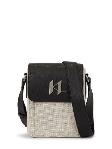 Karl Lagerfeld Skuldertaske  sort / hvid