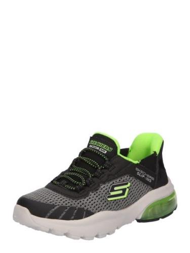 SKECHERS Sneakers 'RAZOR AIR - HYPER-BRISK'  grå / lysegrøn