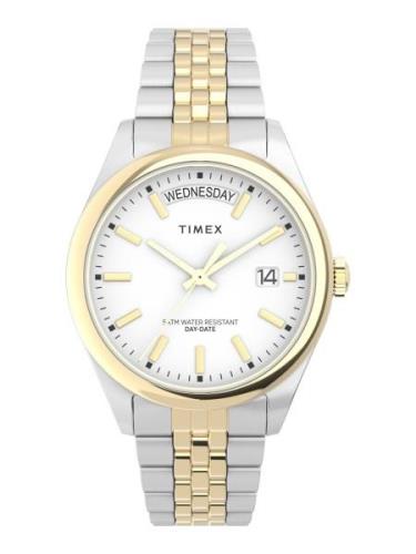 TIMEX Analogt ur 'Legacy Day and Date'  guld / sølv