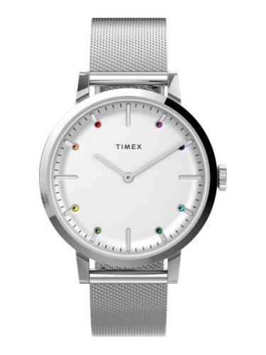 TIMEX Analogt ur 'Midtown City Collection'  sølv