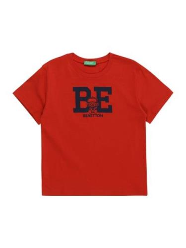UNITED COLORS OF BENETTON Shirts  navy / rød