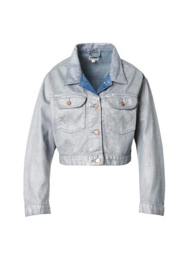 WRANGLER Overgangsjakke  blue denim / sølv