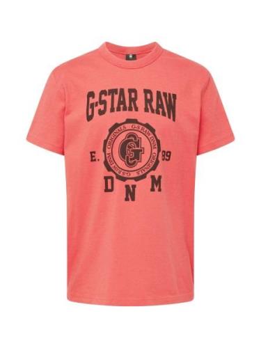 G-Star RAW Bluser & t-shirts 'Collegic'  lys rød / sort