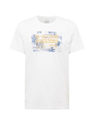 G-Star RAW Bluser & t-shirts  navy / gul / hvid