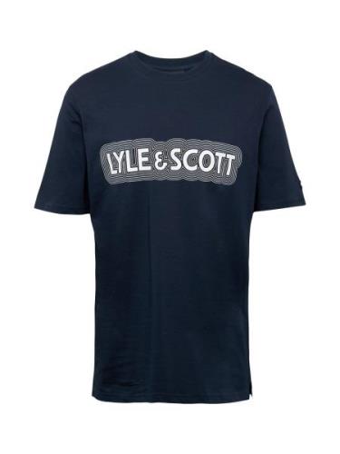 Lyle & Scott Bluser & t-shirts  navy / hvid