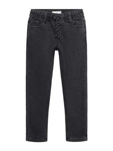 MANGO KIDS Jeans 'Comfy'  black denim