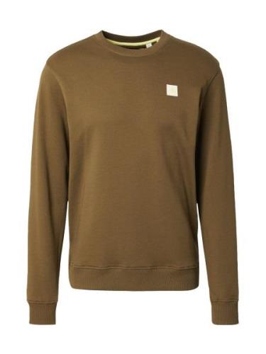 SCOTCH & SODA Sweatshirt 'Essential'  gul / oliven / hvid