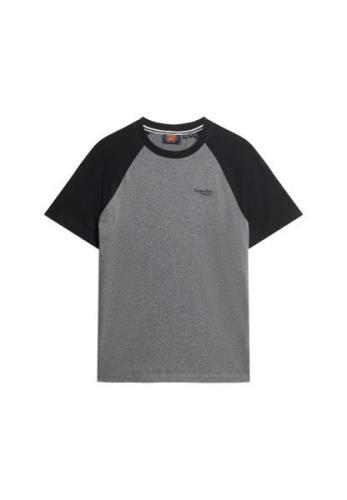 Superdry Bluser & t-shirts 'Essential'  grå-meleret / sort