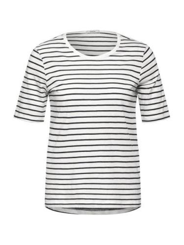 CECIL Shirts  mørkegrå / hvid