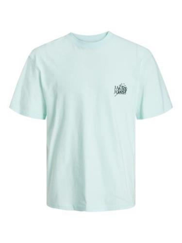 JACK & JONES Bluser & t-shirts 'Lafayette'  azur / græsgrøn / sort