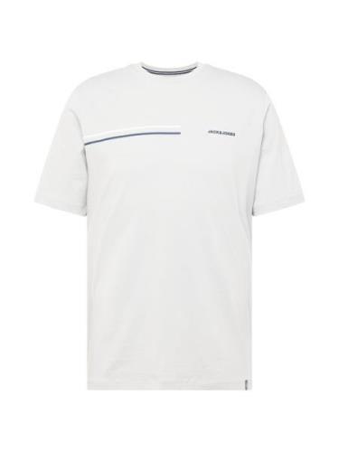 JACK & JONES Bluser & t-shirts 'PARKER'  navy / lysegrå / hvid