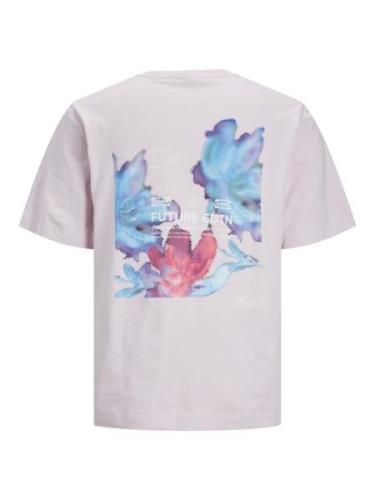 JACK & JONES Bluser & t-shirts 'Stagger'  aqua / pastellilla / pastelr...