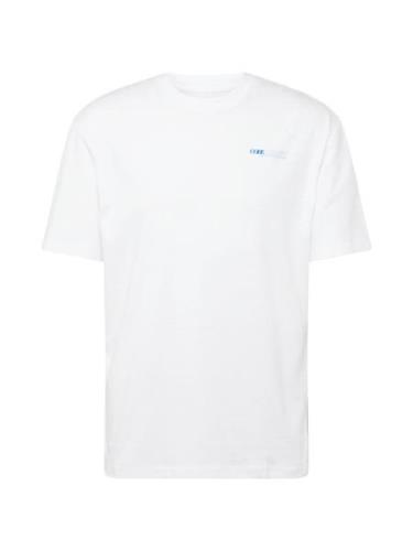JACK & JONES Bluser & t-shirts 'NATURE'  blå / hvid
