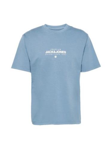 JACK & JONES Bluser & t-shirts 'HUXI'  lyseblå / hvid