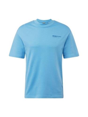 JACK & JONES Bluser & t-shirts 'THREAD'  himmelblå / mørkeblå