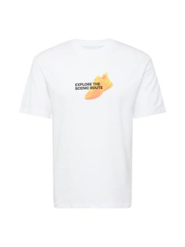 JACK & JONES Bluser & t-shirts 'BERLIN'  orange / lyseorange / sort / ...