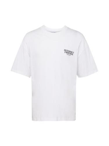 JACK & JONES Bluser & t-shirts 'Cyberspace'  beige / rød / sort / hvid