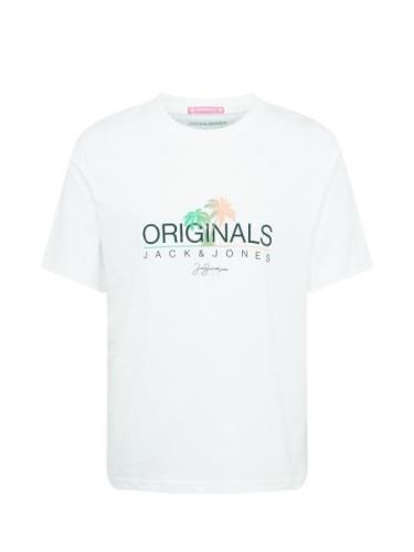 JACK & JONES Bluser & t-shirts 'CASEY'  gran / lysegrøn / fersken / hv...