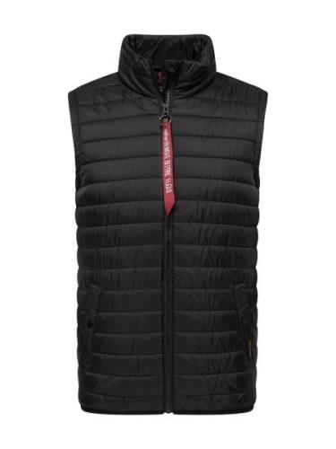 ALPHA INDUSTRIES Vest  rød / sort / hvid