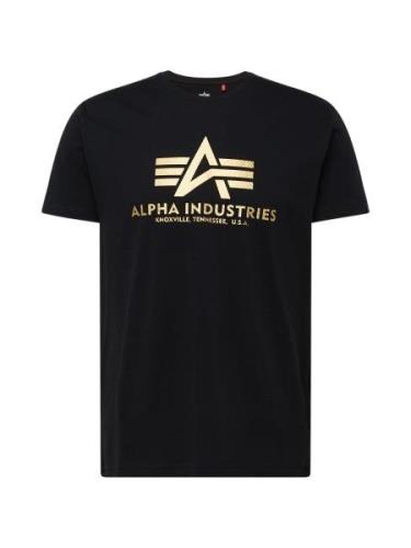 ALPHA INDUSTRIES Bluser & t-shirts  guld / sort