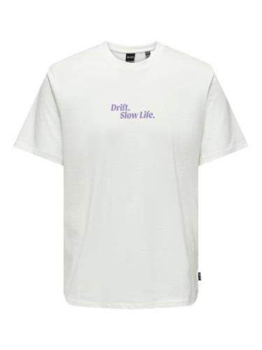 Only & Sons Bluser & t-shirts 'KYE'  blå / gul / lilla / hvid