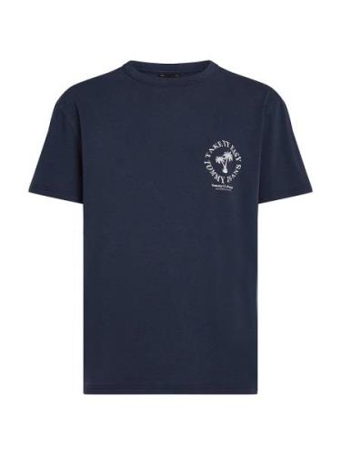 Tommy Jeans Bluser & t-shirts 'NOVELTY'  navy / hvid